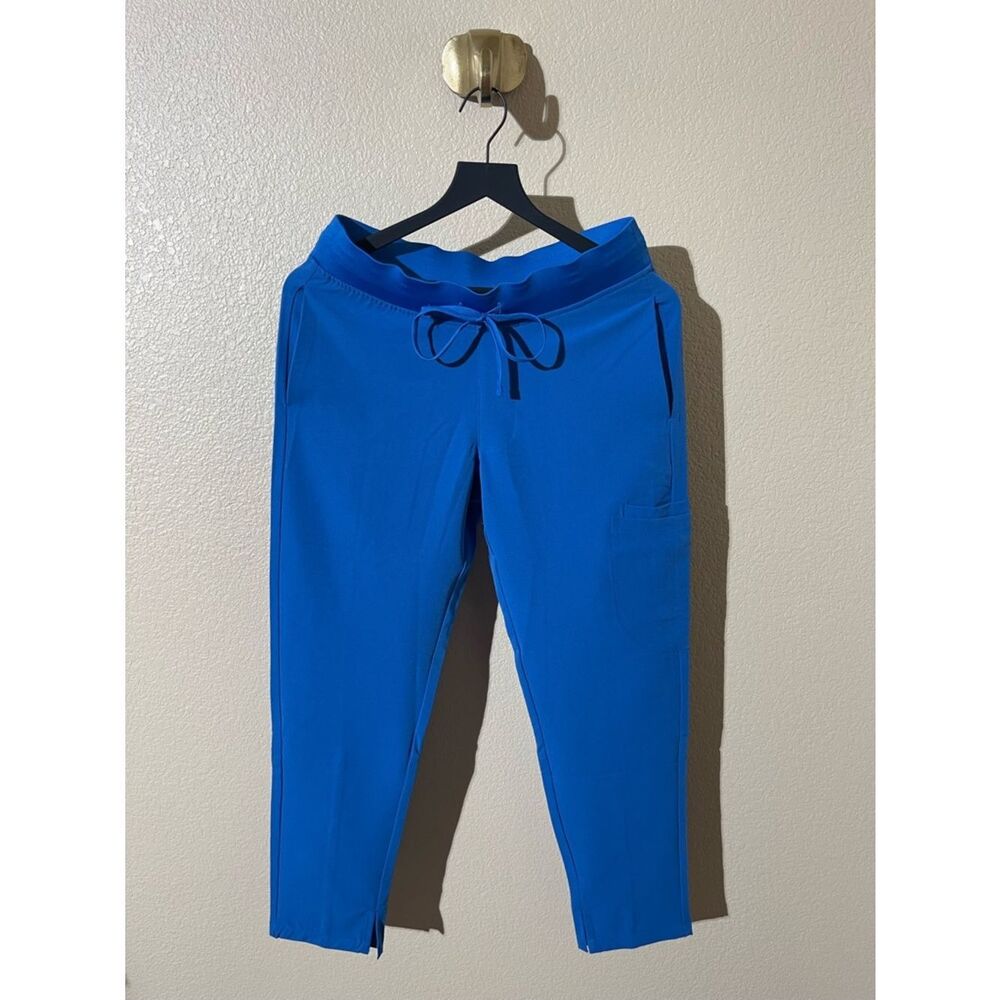 NWT Mandala Bright Royal Blue Drawstring Ponte Pants